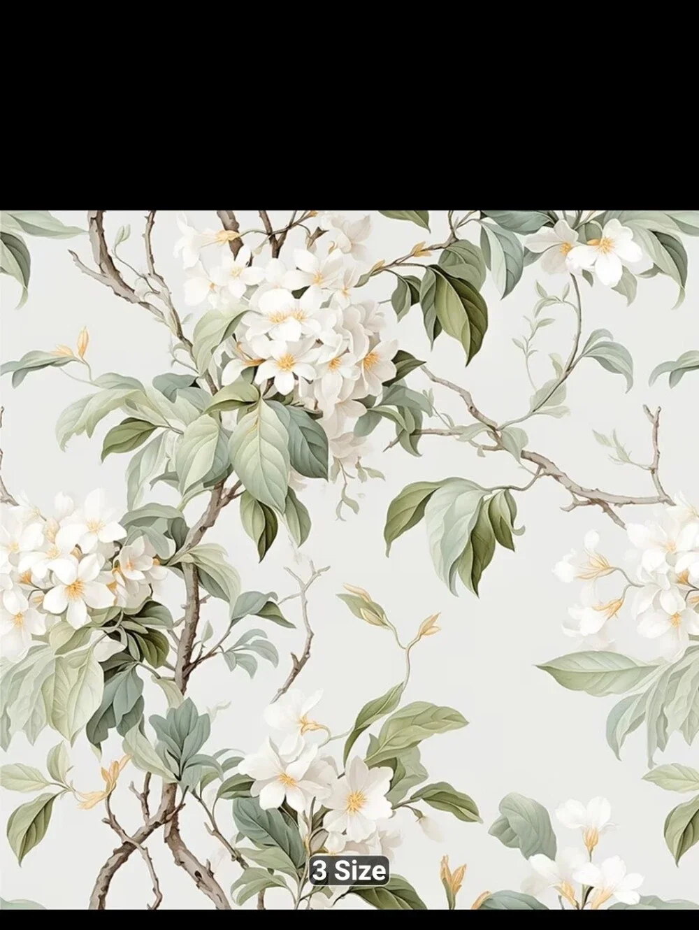New 2 Rolls Floral Magnolia Vine Wallpaper #1569-3456